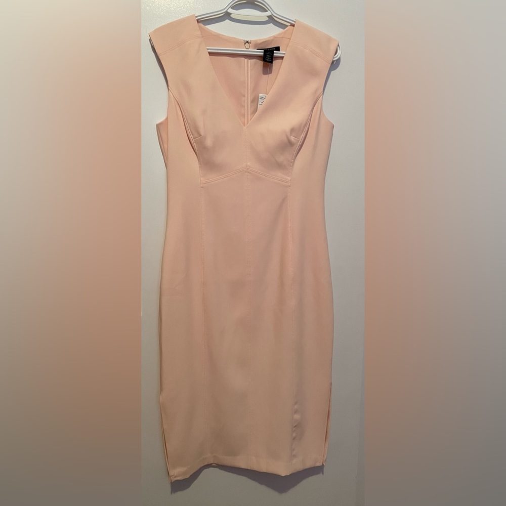 WHITE HOUSE BLACK MARKET PINK DRESS